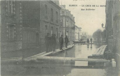 null 149 FLOOD POSTCARDS: Majority Paris Region. 141cp- Floods 1910, 1cp- Floods...