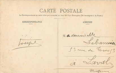 null 3 DOG ATTACHMENT POST CARDS: Selection. Beautiful plans. " Briare-Les Voitures...