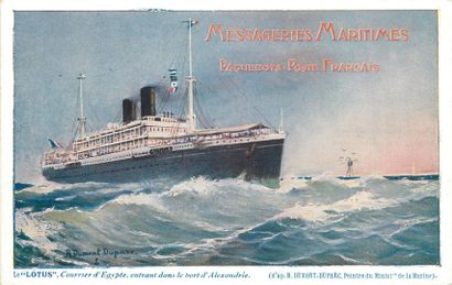 null 49 NAVIGATION COMPANY POST CARDS: Marine Messenger Services. Of which" The Vice-Admiral...