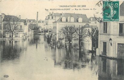 null 149 CARTES POSTALES INONDATIONS : Majorité Région Parisienne. 141cp-Inondations...