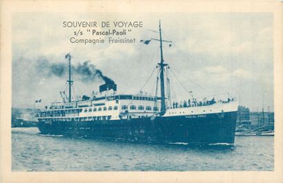 null 39 SHIPPING COMPANY POST CARDS: Gle Transatlantic 8cp/cpsm and Carnet Normandie,...