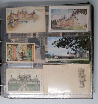 null 483 POST CARDS LIGHT AND DEPOSIT: Chambord. The Castle, The Hunt, The Village...