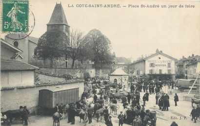 null 11 FAIR & MARKET POSTCARDS: Province - Aux Bestiaux. " Caraman-Jour de Foire-Le...