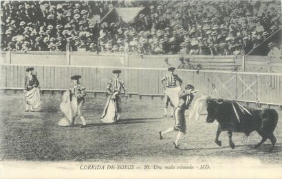 null 24 TAUROMACHY POST CARDS: 2cp-Nîmes and 22cp-Corrida de Toros (from booklet)....