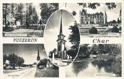 null 73 CARTES POSTALES CHER : Village de Vouzeron (Village, Châteaux, Belle Demeure...