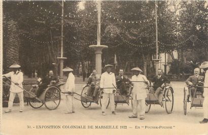 null 27 CARTES POSTALES EXPOSITIONS : Marseille. 6cp-1906, 6cp-1922 et 15cp-Sans...