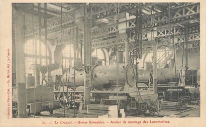 null 20 INDUSTRY POST CARDS: Small Selection. Le Creusot - Usines Schneider. Including"...