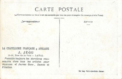 null 5 METAL & CHARACTER CARDS: Women's Selection. "La Chapellerie Française & Anglaise-J".Jégu-18/20...