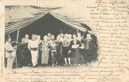 null 7 POSTCARDS & SPECIAL DOCUMENTS: Selection. "Circus Pinder-Les Frères Barraceta...