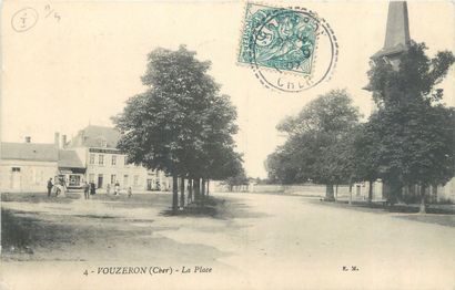 null 73 CARTES POSTALES CHER : Village de Vouzeron (Village, Châteaux, Belle Demeure...