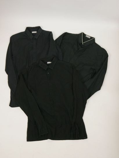 null 
DIOR




Set of three shirts, straight cut, including two in cotton voile and...