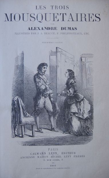 null DUMAS Alexandre, Les oeuvres illustrées 

Paris, Editions CALMANN LEVY, 1898

15...