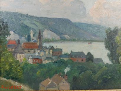 null Narcisse GUILBERT (1878-1942)

Vue de la Seine à la Bouille

Huile sur panneau,...