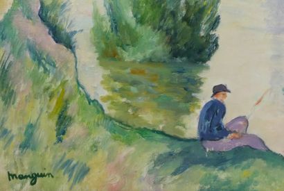 null Henri MANGUIN (1874-1949)

Pêcheur à Tain-Tournon, 1944

Huile sur toile, signée...