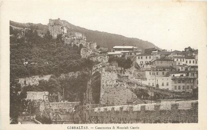 null 56 FOREIGN POST CARDS: Gibraltar-15cp/cpsm and Jersey-41cp/cpsm. Including"...