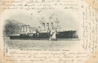 null 60 CARTES POSTALES LA MARINE : France. Cuirassé et Croiseur. Dont" Cassard-Croiseur...