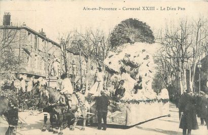 null 11 FETA & SPORTS POST CARDS: Small Selection. "Aix en Province-Carnival XXIII-Le...