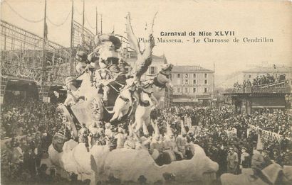 null 31 CARTES POSTALES NICE : Le Carnaval et Divers. "12cp-Carnaval XLVII (au verso...