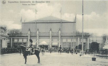 null 70 CARTES POSTALES EXPOSITION BELGIQUE : Exposition de Bruxelles 1910. Divers...