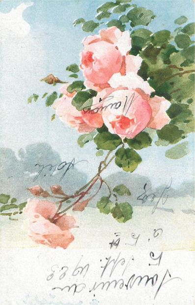 null 15 CARTES POSTALES ILLUSTRATEUR : Klein - Les Fleurs. "8cp-Les Roses, 3cp-Les...