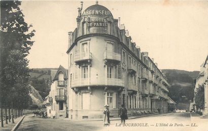 null 13 AUVERGNE POST CARDS: Depots 03-Vichy and 63-La Bourboule. " Vichy: New Source...