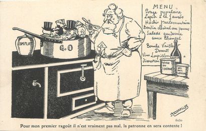 null 16 CARTES POSTALES POLITIQUE : Illustrations et Caricatures de Monsieur Emile...