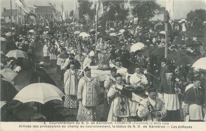 null 21 FESTIVAL POSTCARDS : Selection Brittany. Including" Coronation of Our Lady...
