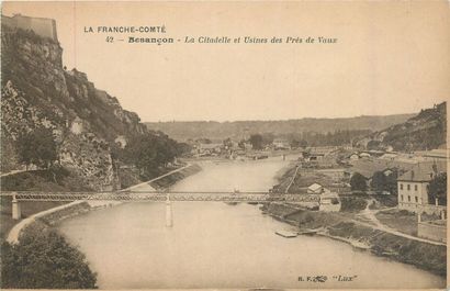 null 12 CARTES POSTALES USINES & INDUSTRIES : Province. "Besançon-Soieries de Chardonnet,...