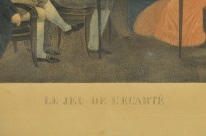 null Louis Léopold BOILLY (1761-1845) d'après

"Le jeu de l'écarté" & "Le jeu de...