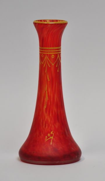 François-Théodore LEGRAS (1839 - 1916) 
Vase...