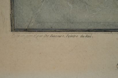  Philibert - Louis DEBUCOURT (1755 - 1832) d'après 
Les bouquets 
Gravure en couleurs...