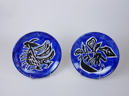 null LURCAT, Jean (1892-1966) :

Deux assiettes en céramique à décor d'un coq et...