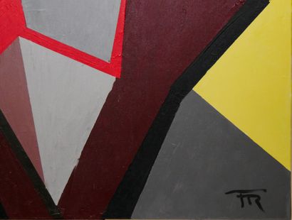 null 
François ROCHE (1932 - 2021)




Composition géométrique sur fond jaune




Huile...