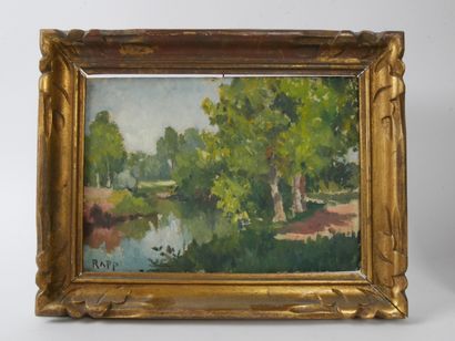 null 
Ginette RAPP (1928-1998)





Country landscapes 





Lot of three oil on...