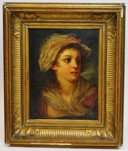 null 
Jean-Baptiste GREUZE (1725-1805) D'après




Portrait d'une jeune fille




Huile...