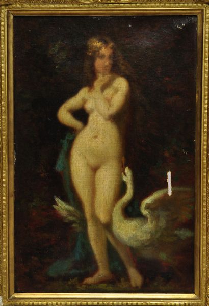 null In the style of Jean-Jacques HENNER (1828-1905)

Leda and the Swan

Oil on canvas...