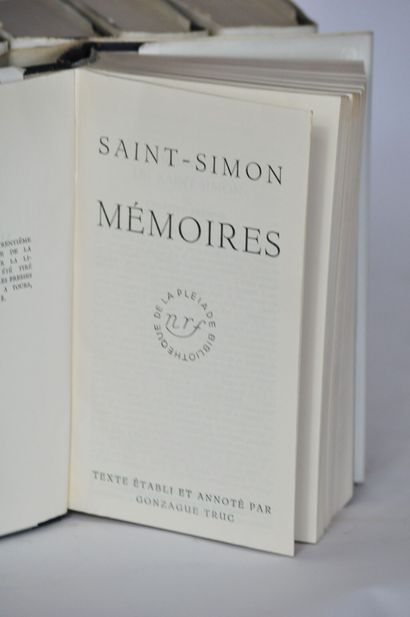 null SAINT SIMON

The Memoirs of Saint Simon

Library of the Pleiades, six volumes



Collection...