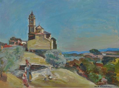 null André PLANSON (1898-1981)

Environs de Reus en Espagne

Huile sur toile signée...