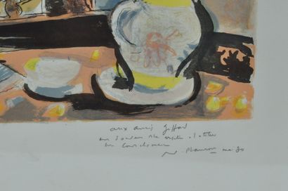 null André PLANSON (1898-1981)

Reading by the sea 

Lithograph in colors signed...