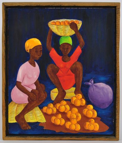 null BOTTEF. Haitian school of the XXth century 

Scenes of daily life 

Oils on...