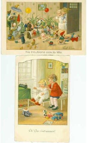 null 16 CARTES POSTALES ILLUSTRATRICE: Enfants - Pauli Ebner. Diverses séries de...