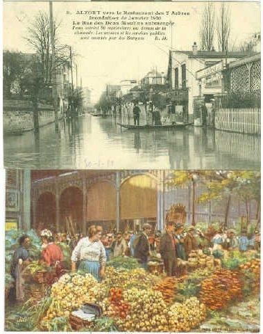 null 221 Cartes Postales PARIS et REGION PARISIENNE: Dépts 77-5cp, 78-7cp, 92-5cp,...