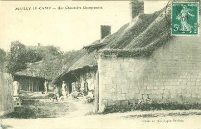 null 47 CARTES POSTALES AUBE: Mailly le Camp (La Ville). Dont" Une Chaumière Champenoise,...