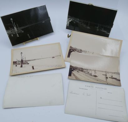 null 30 PHOTOGRAPHIES : 8 plaques de Verre et 22 tirages photos sur papier cartonné...