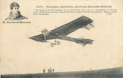 null 15 CARTES POSTALES AVIATION : Petite Sélection. "Monoplan Blériot piloté par...