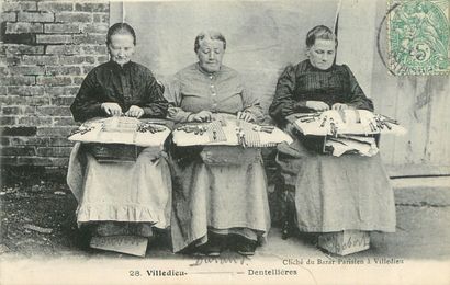 null 5 CARTES POSTALES METIERS : Sélection Manche - Féminins. "Pontorson-Le Lavoir...