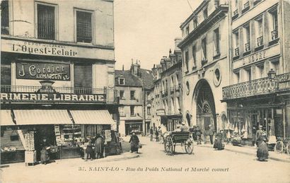 null 15 CARTES POSTALES LES MARCHES : Saint Lô. "4cp-Le Marché-Place des Alluvions...