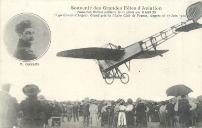 null 15 CARTES POSTALES AVIATION : Petite Sélection. "Monoplan Blériot piloté par...