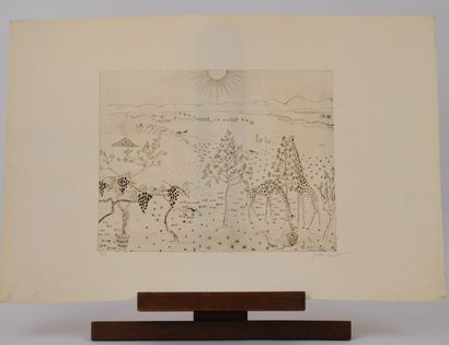 null 
Joseph HECHT (1891-1951) 




« l'Arche de Noé » 




Gravures au burin sur...