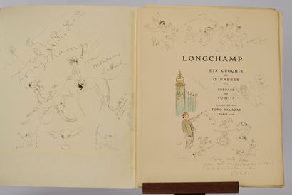 null 
« Longchamp » revue composée de 10 croquis de Oscar FABRES, préfacée par Foujita...